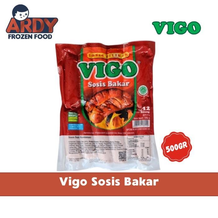 

MN Vigo Sosis Bakar isi 12 pcs 500 gr | Ardy Frozen Food