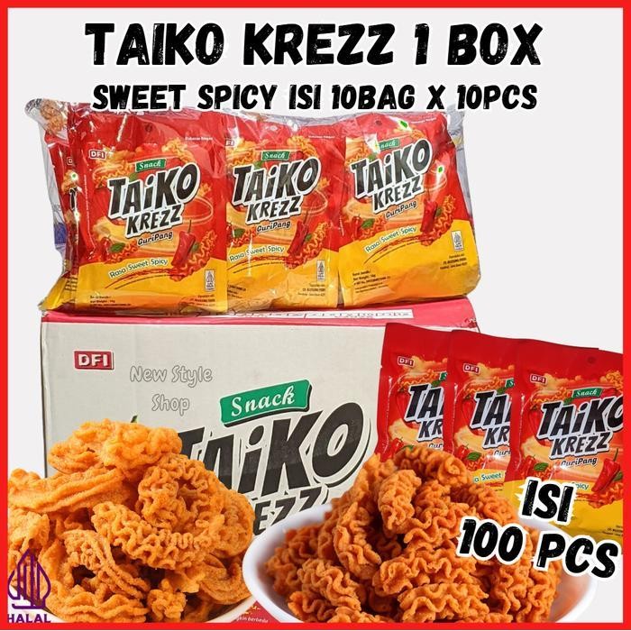 

DD TAiKO KREZZ GURIPANG 100 PCS BISA MIX RASA RASA SWEET SPICY & SAPI PANGGANG / SNACK RENYAH GURIPANG/ TAIKO KREZZ / KERIPIK GURITA