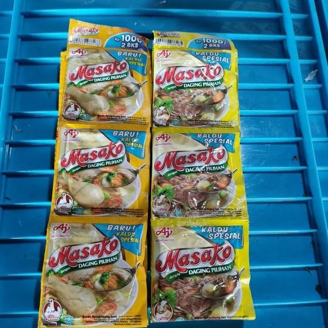 

Masako - Penyedap Masako Ayam - Masako Kaldu Sapi - Kaldu Ayam Sachet