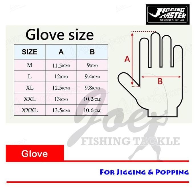 Jigging Master 2021 VIP Jigging & Popping Style gloves - Sarung Tangan