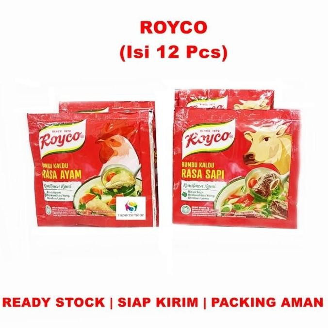 

Royco Sachet Ayam / Sapi Isi 12 Sachet (Bumbu Penyedap Masakan)