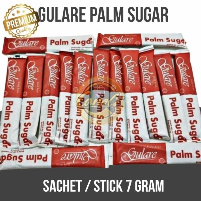 

gulare palm sugar sachet stick 7gr gula aren / brown sugar 7 gr hotel