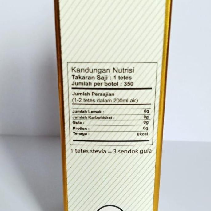 

Stevia pemanis alami pengganti gula dengan nol kalori