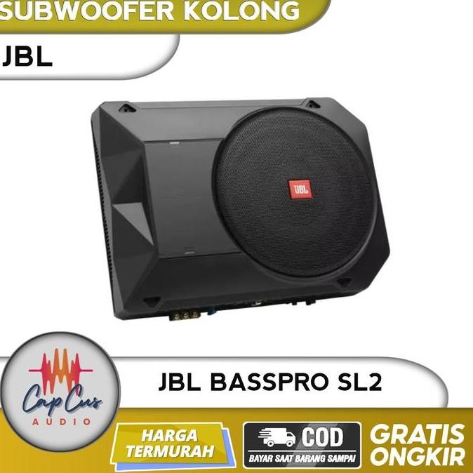 PROMO JBL Subwoofer Kolong Aktif BassPro SL2 8 Inch 125W RMS 20A Garansi 1 Tahun COD Gratis Ongkir