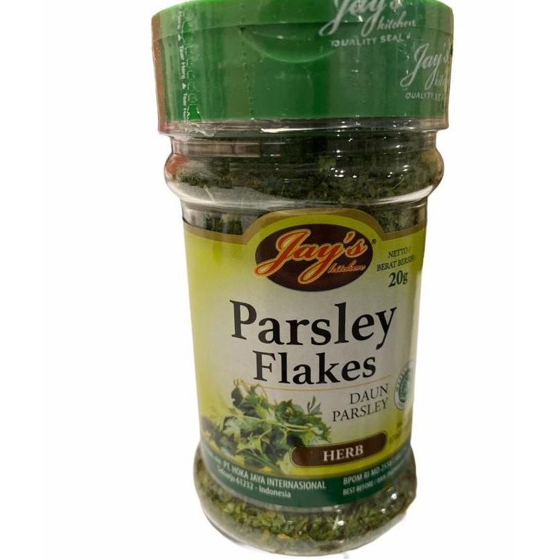 

Jays Parsley Flakes / Jay's bumbu dapur / daun / garnish 20 gram