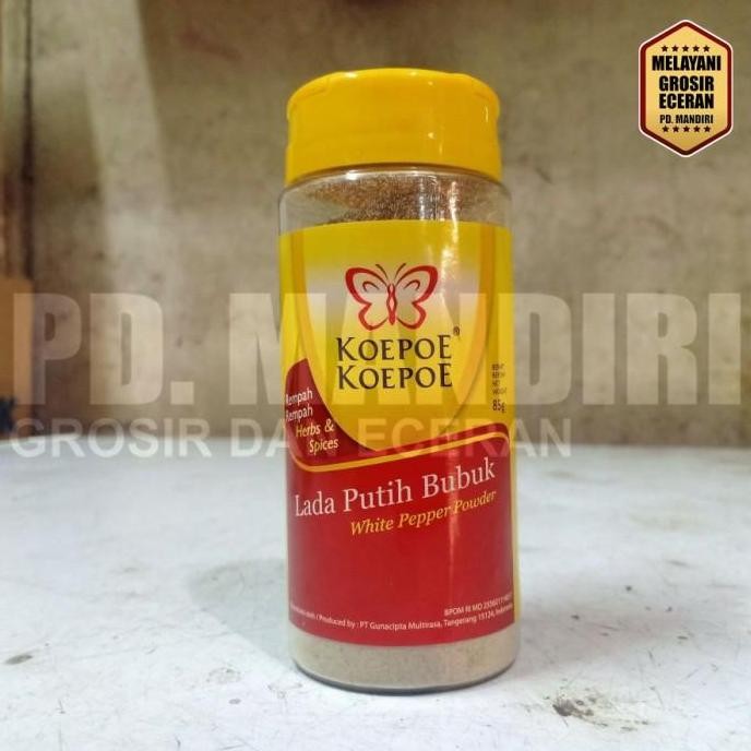 

KOEPOE LADA PUTIH BUBUK 85 GR / WHITE PEPPER POWDER