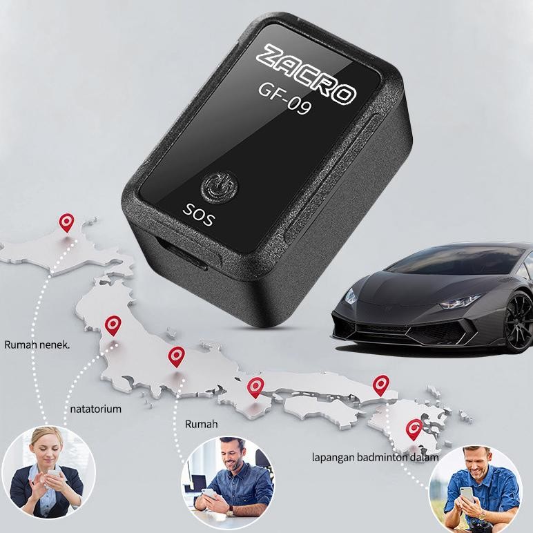Zacro Gf09 Gps Mobil/Gps Motor Mini Gps Tracker Gsm Recording Voice Gf09