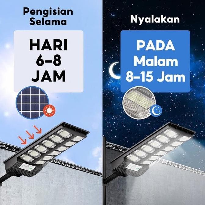 Lampu Solar Tenaga Surya Lampu jalan tenaga surya outdoor with Remote Tidak Kabel Plastik Tiang