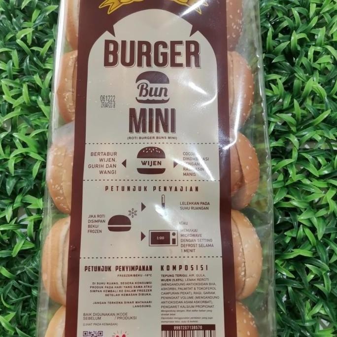 Bernardi Roti Burger Polos Kecil - isi 20