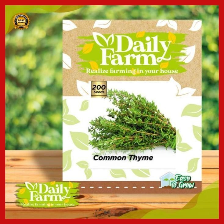 

(Promo) Df Benih Common Thyme 200 Butir Rempah Herbs Dari Daily Farm Bestseller