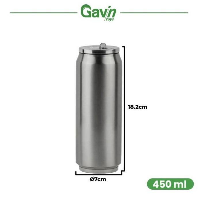Beer Can - Botol Minum Tumbler Stainless 500ml Insulated Bottle 500 ml