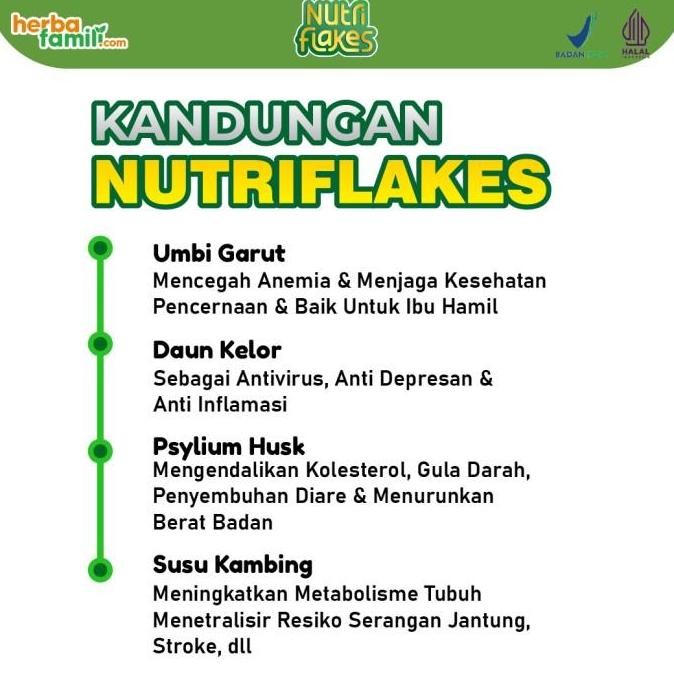 

NUTRIFLAKES SEREAL UNTUK MAAG & ASAM LAMBUNG GERD