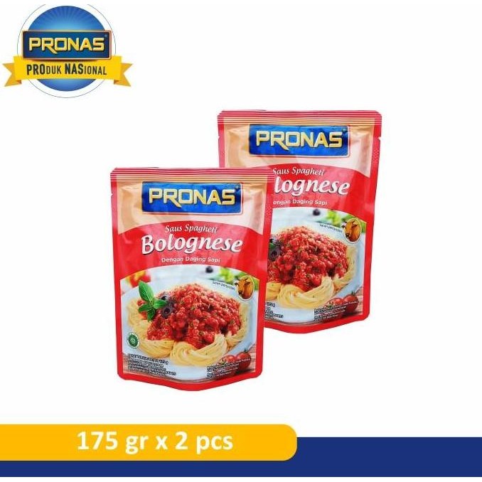 

PRONAS Saus Bolognais dengan Daging Sapi 175 g bundling 2 pcs