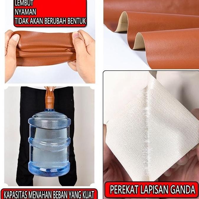 Promo [Lem impor]COD Lem impor yang kuat WARNA ANGGUR MERAH Sticker Kulit Sofa Leather Repair Sticke
