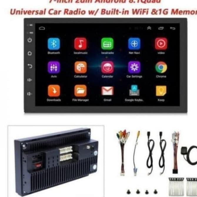 // Head Unit Double Din 7" Inch Tape Mobil Grand Max/Luxio Android Gps //