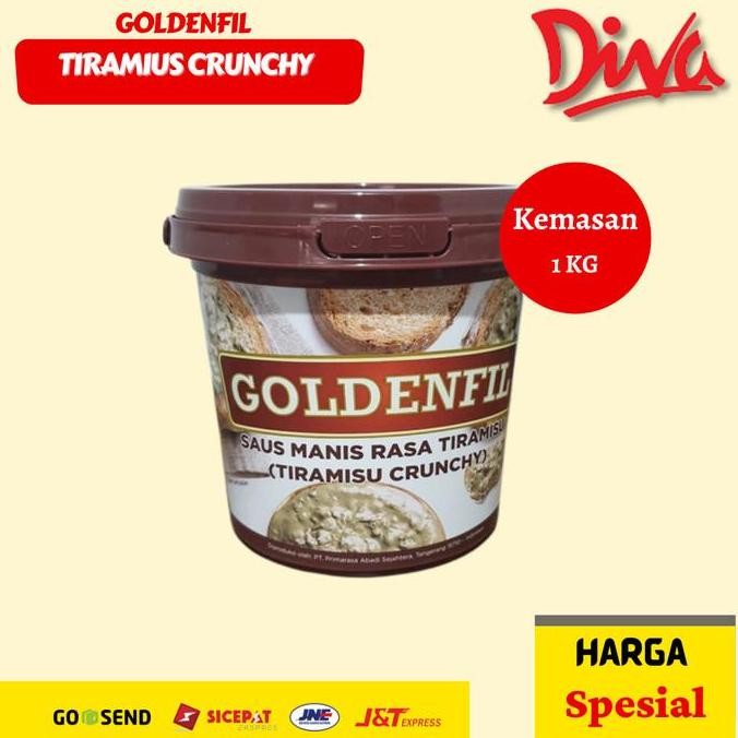 

Goldenfil Choco Crunchy 1 Kg / Selai Premium Cokelat Renyah