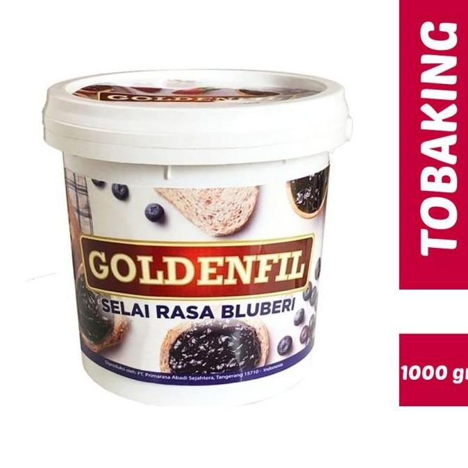 

Goldenfil Blueberry jam 1 kg Selai Bluberi