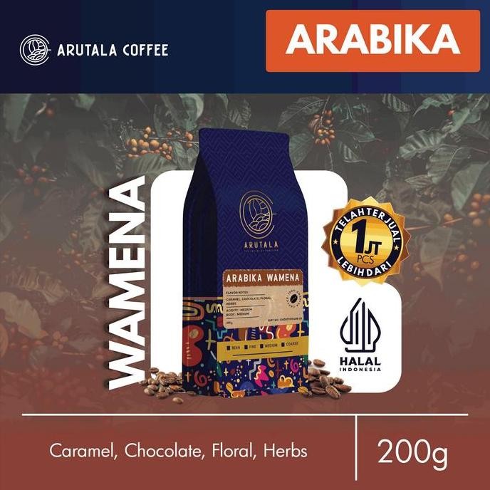 

ARUTALA Kopi Arabika Papua Wamena 200 gram JS