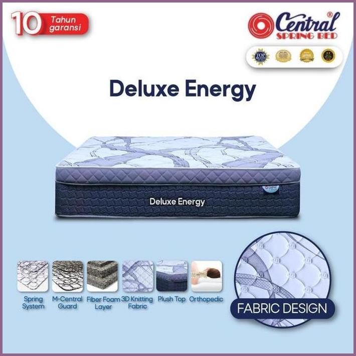READY CENTRAL SPRING BED SPRINGBED CENTRAL GRAND DELUXE 140 X 200 FULL SET TERBARU