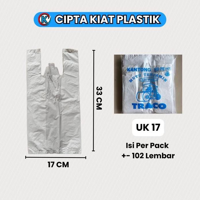 Promo Kantong Plastik Kresek Putih Susu Hd Tebal Berkualitas Berat 500 Gr Ukuran 17 24 28 35 40