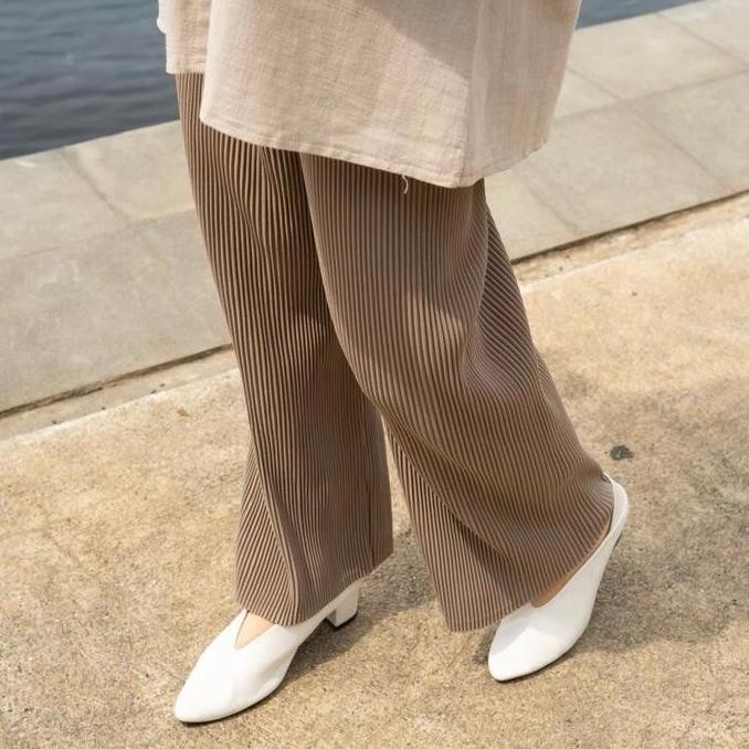 Df235>> Celana Kulot Plisket Lidi / Kulot Lidi / Plisket Lidi / Celana Plisket