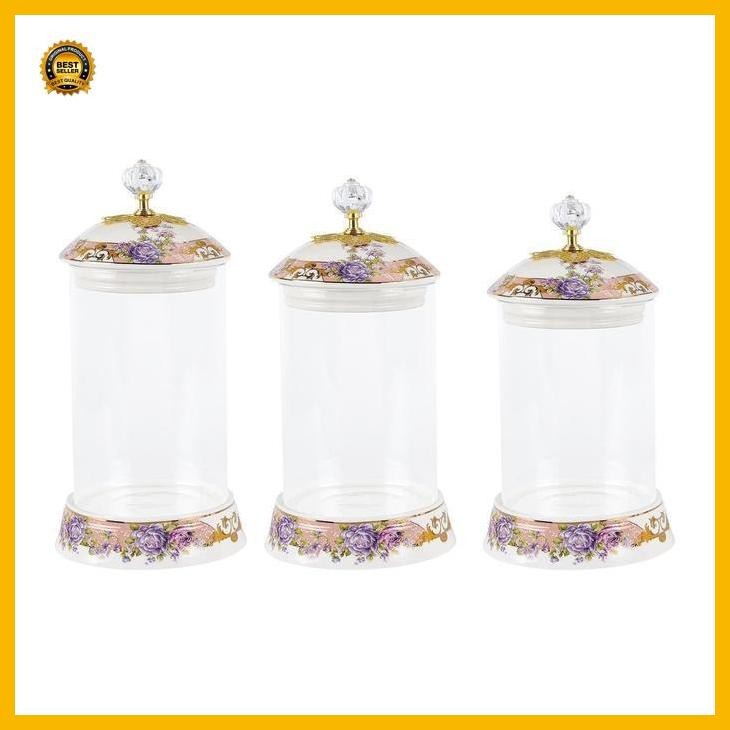 (Promo) Vicenza Toples Permen Kaca G301 Motif Magnolia Bestseller