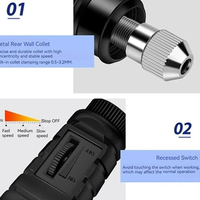 

Bor Mini Grinder Set 12V 13W 110V/220V Mini Drill 3 Kecepatan 72 Aksesoris Alat Ukir Grafir Cordless Gerinda Listrik Mini Electric Nail Manicure Pedicure Pena Pengukir DIY