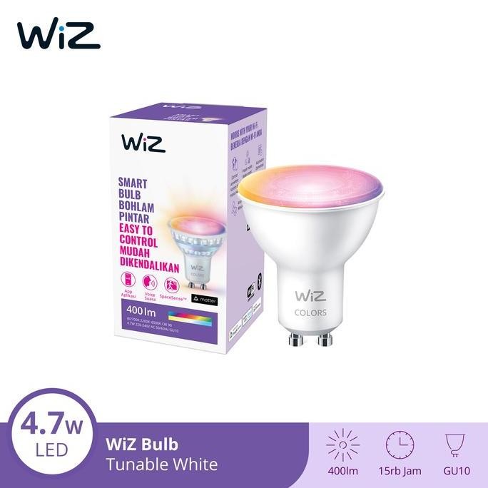 [Promo] Wiz Lampu Smart Led Spotlight Gu10 Wifi Rgb - Lampu Sorot