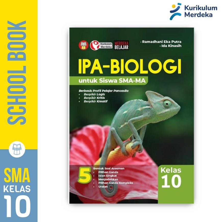 Diskon Yrama Widya - Buku Ipa - Biologi Sma/Ma Kelas 10 (Buku Paket Kurikulum Merdeka) Diskon