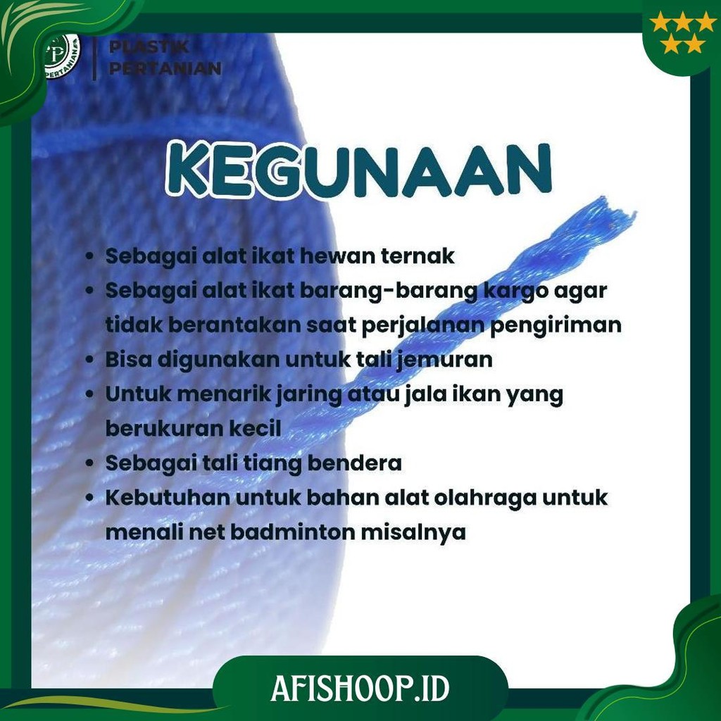 

Tali Tampar Ukuran 2Mm Panjang 220 Meter Sale