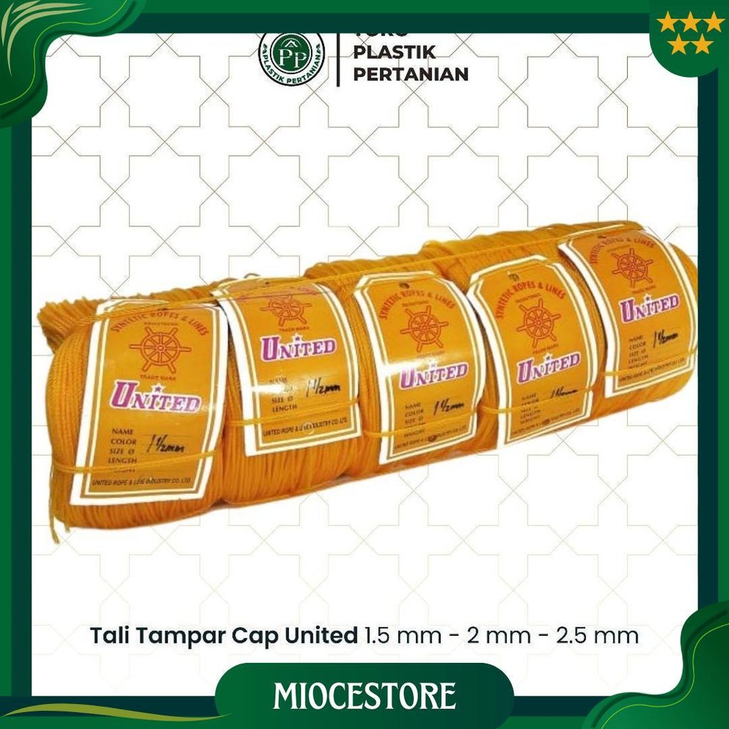 

Tali Tampar United Serbaguna Ukuran 2 Mm 1 Roll / Panjang 220 Meter Gratis Ongkir