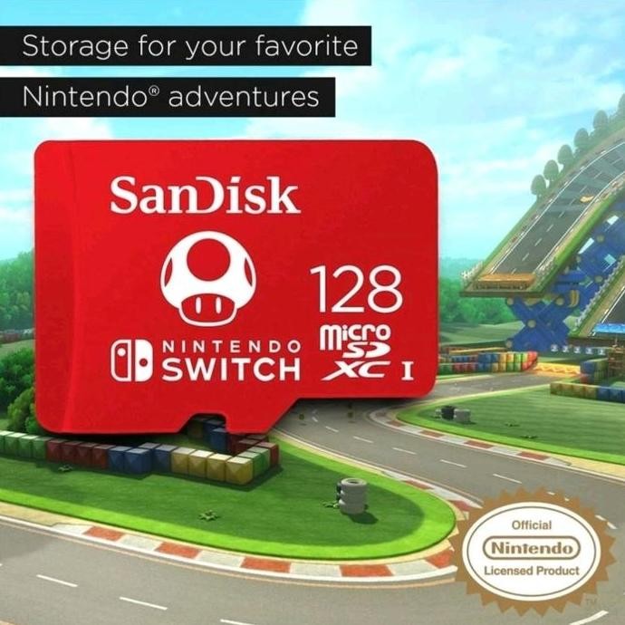Kartu Memori Gaming microSD Card Nintendo switch 128 256 512 GB 1TB