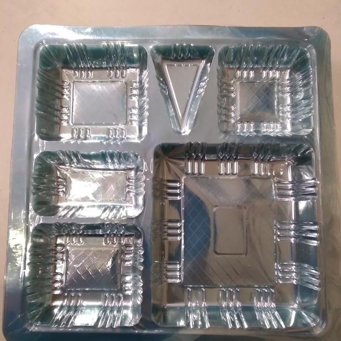 mika nasi kotak bening uk 22cm sekat 6