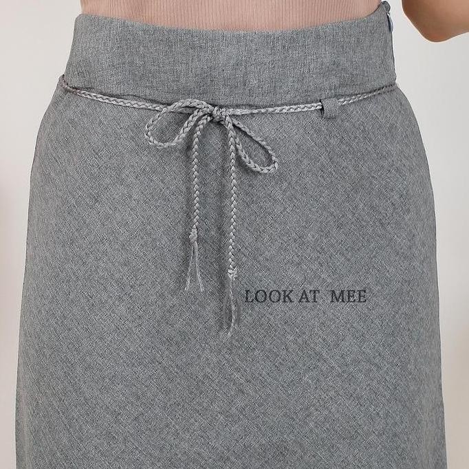 Db37>> Rok Kerja 7/8 Rok Kantor Pendek Rok A Line Rok Pendek Wanita Premium Formal Nyaman Tebal Mewa