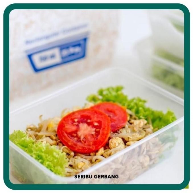 TERMURAH KOTAK MAKAN PLASTIK THINWALL MERK DM 1000ML / BOX 1000 ML