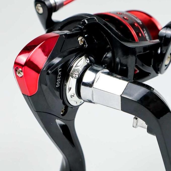 LK2000 Reel Rill Alat Pancing Ikan Laut Sungai Murah Metal Kuat 13 Bearing