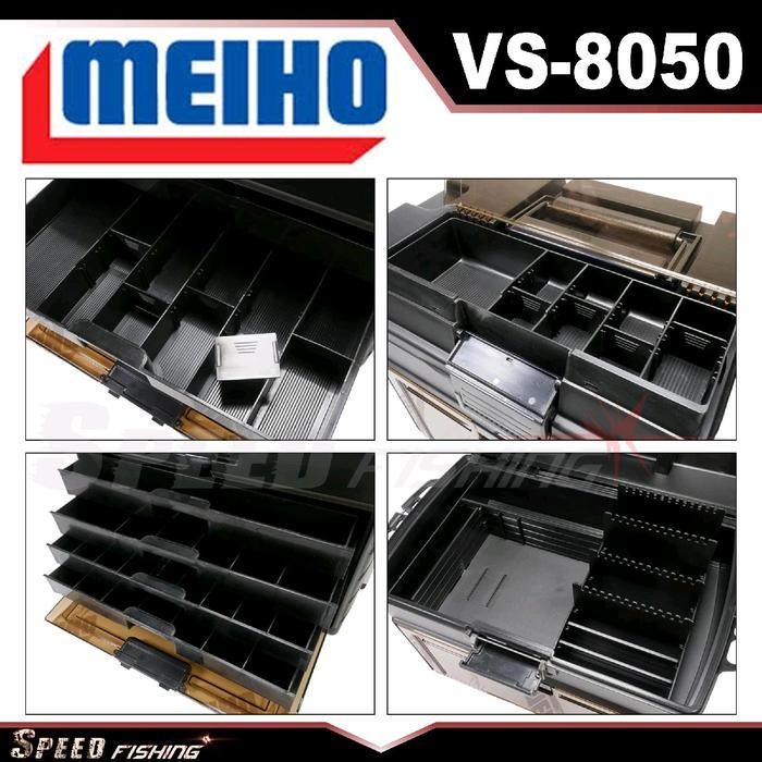(Diskon) Tackle Box Meiho Versus Vs-8050 Kotak Perlengkapan Alat Pancing Tamiya Bestseller