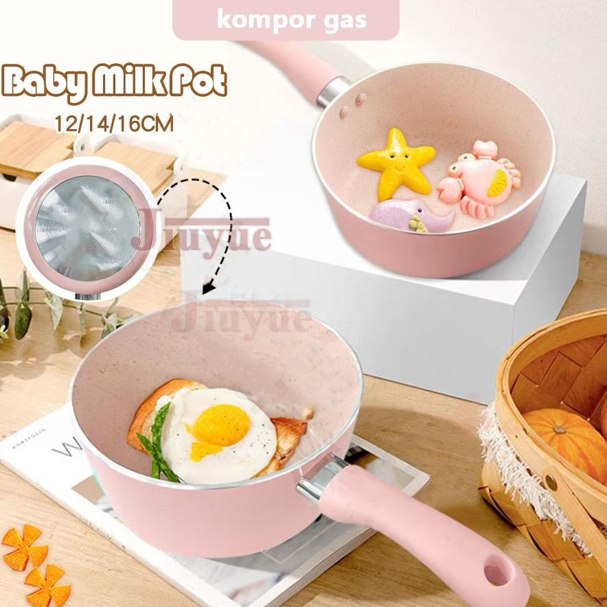 Panci Anti Lengket 14 16 Cm Panci Saus Susu Anti Lengket Panci Anti Lengket Panci