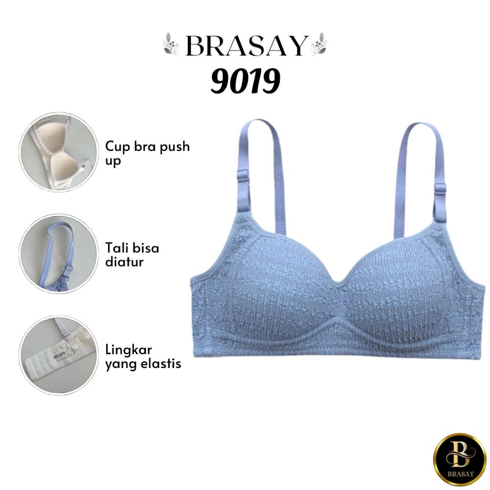 Eelic Brasay Bra Push Up Bra Tanpa Kawat Anti Kendur Untuk Wanita 9019 Gc27