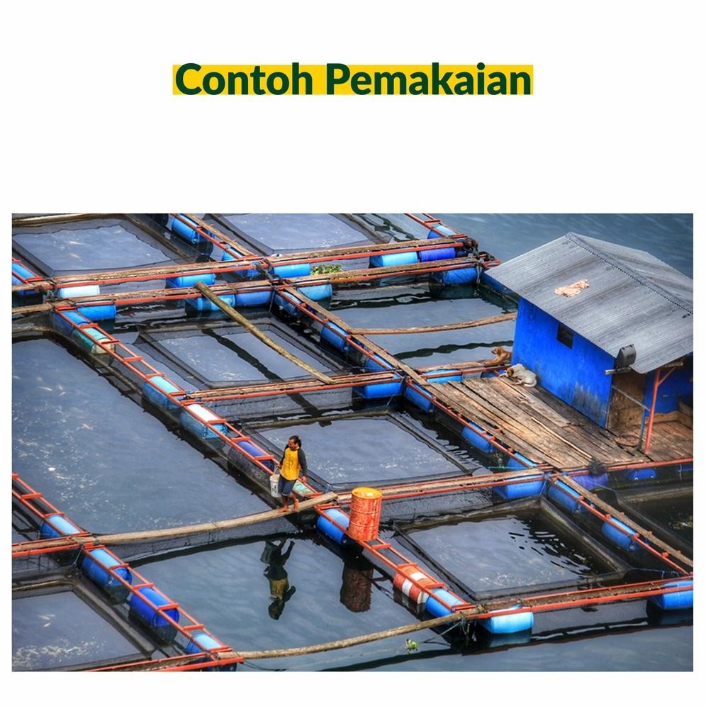 Jaring Waring Lebar 120 cm Panjang 50 Meter Jaring Pagar Tanaman, Jaring Keramba Ikan