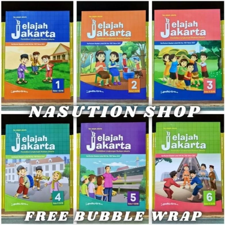 SALE BUKU JELAJAH JAKARTA KELAS 1 2 3 4 5 6 SD/MI YUDHISTIRA - PLBJ REVISI 2021 TERBARU MURAH
