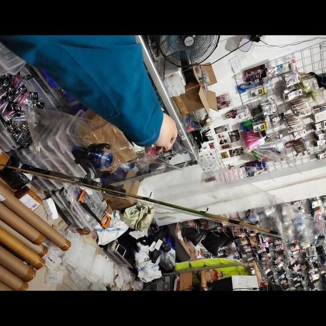 joran pancing set alat pancing murah plus tas mika pakai joran 135