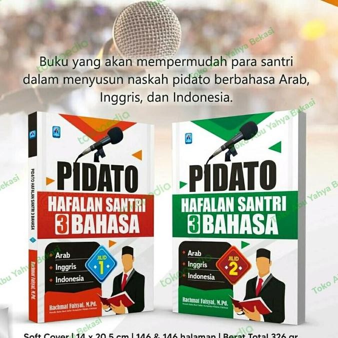 BUKU PIDATO HAFALAN SANTRI 3 BAHASA