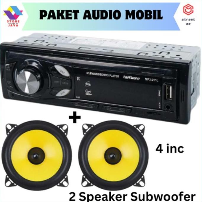 Promo Audio Mobil? Tape Mobil Bluetooth? Subwoofer Mobil Alat Bluetooth Untuk Audio Mobil Power Audi