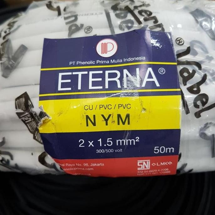 Promo KABEL NYM 2X1,5 ETERNA / NYM 2X1,5 ETERNA (50M) COD