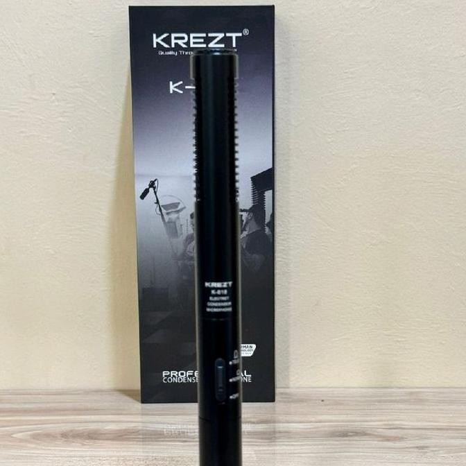 Condenser Microphone KREZT K-818 ORIGINAL  - Mic condensor krezt K818 , Mic kabel condensor krezt PS