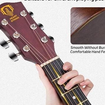 Omendasi Guru Musikgitar Akustikakustik Ymh Bonus Tas Senar Dan Pi Pemula Anak Laki Laki Alat Musik 