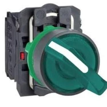Terbaik Schneider Selector Switch Lamp Led 2Posisi 24V Ac/Dc Xb5Ak123B5 100% Ori