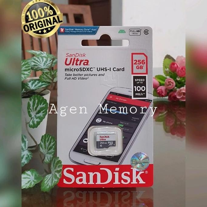 Terbaik Micro Sd Sandisk 256Gb Ultra 100% Ori
