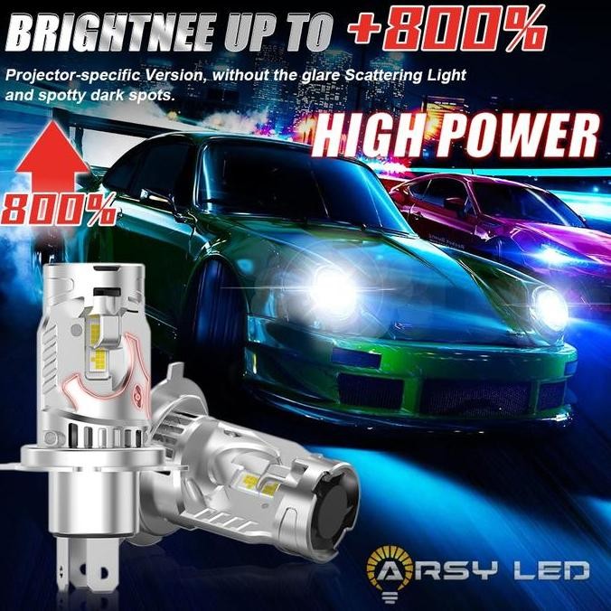 lampu mobil led h4 super terang Turbo Fan - Brio Mobilio Innova Ertiga Innova Avanza Xenia